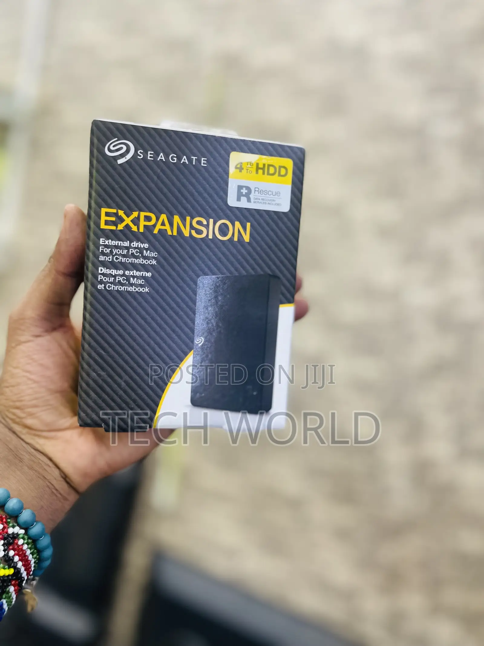 4TB Seagate Rescue External Hard Drive