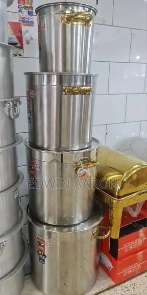 4pcs Stainless Steel Stock Pots