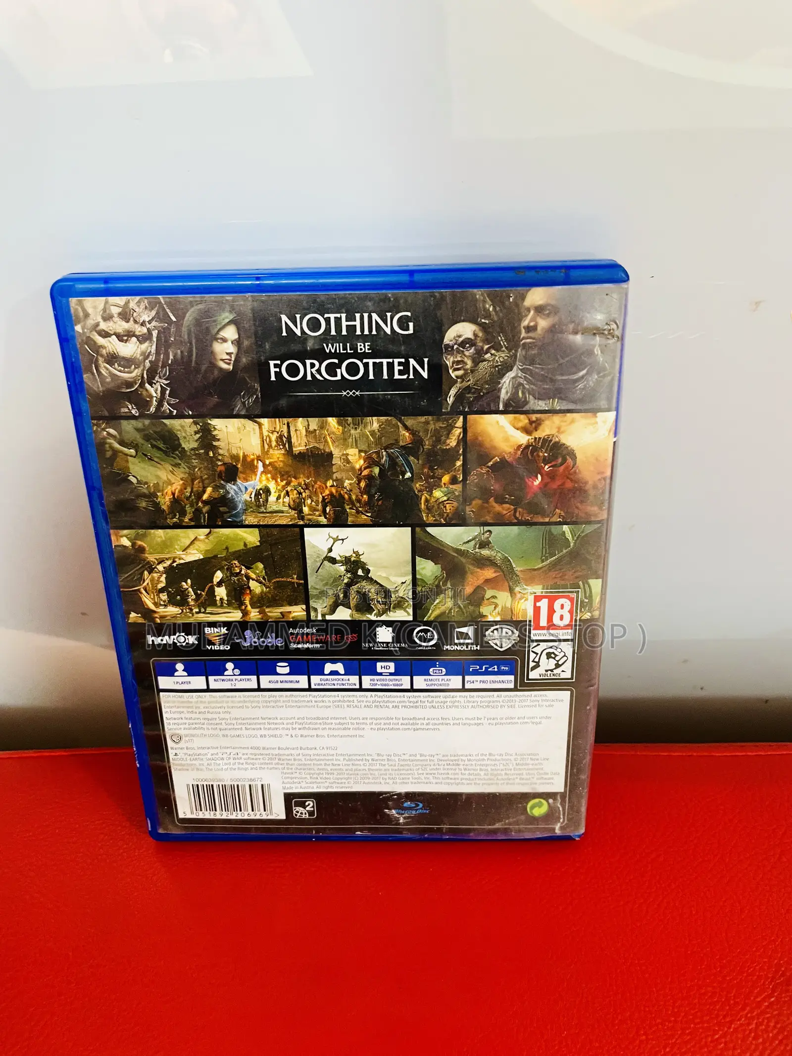 Shadow of War (Middle Earth) Ps4
