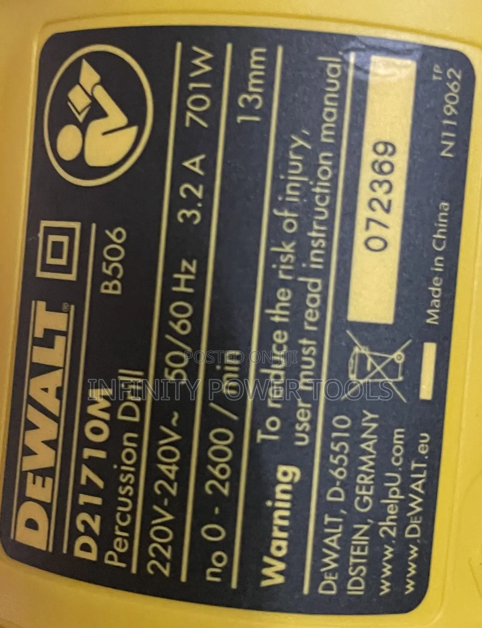 Percussion Drill Dewalt