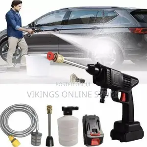 Rechargeable Cordless Car Washing Machine - Black