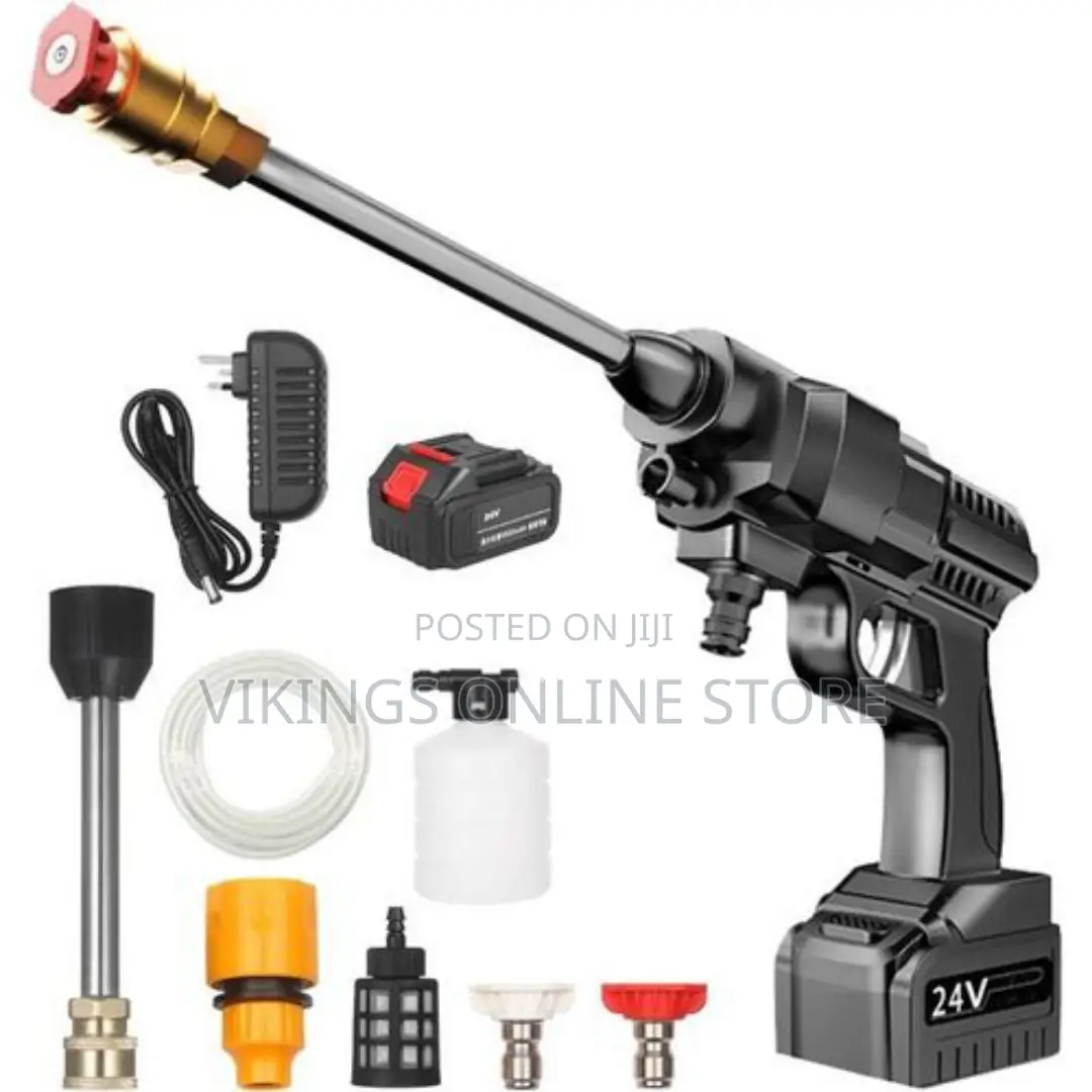 Jet Car Washing High Pressure Water Gun - Black