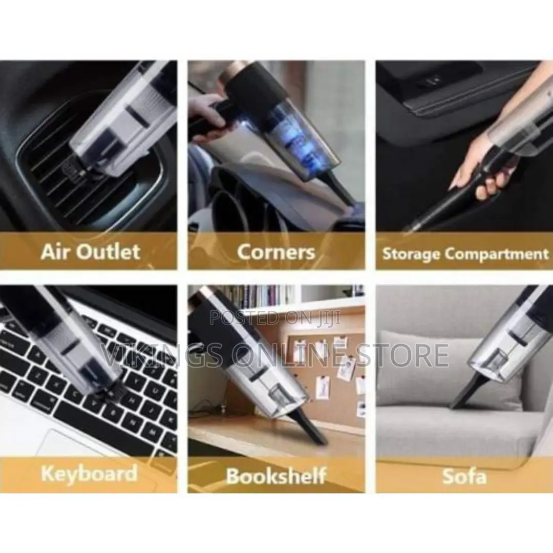 2-in-1 Wireless Vacuum Cleaner - Black