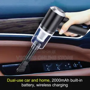 2-in-1 Wireless Vacuum Cleaner - Black