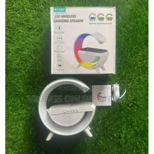 5-in-1 Bluetooth Speaker, Charge, FM Radio, Table Lamp