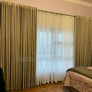 Quality Curtains Gold Metallic Curtain