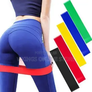 5 in 1 Resistance Exercise Band//Yoga Pilates Fitness Sports