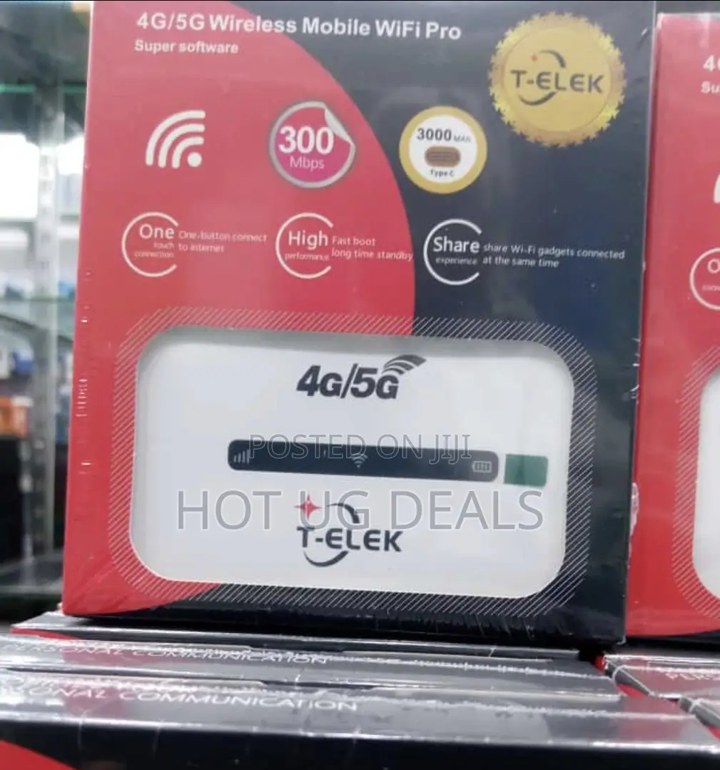 4g/ 5G Mobile Mifi Open to All Simcard Network - White