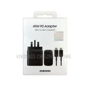 Samsung USB-C 45W PD Adapter Super Fast Charger (3 Pin
