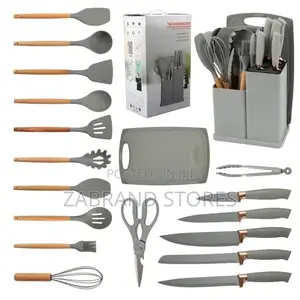 Silicone Kitchen Ladle Set