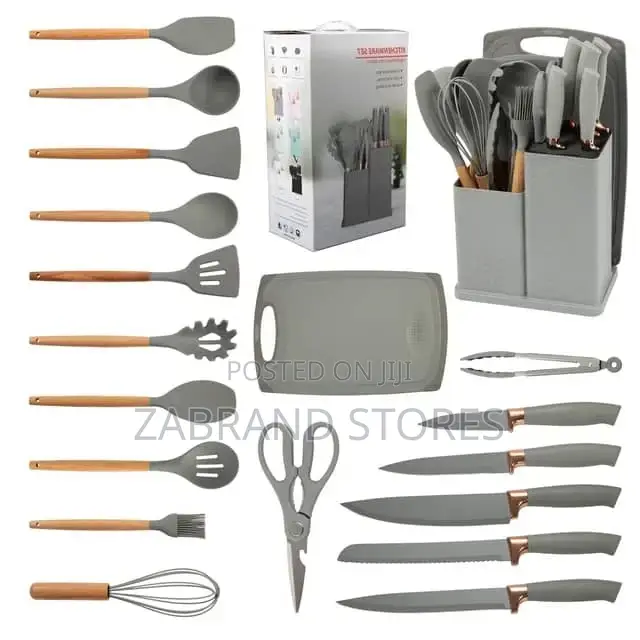 Silicone Kitchen Ladle Set