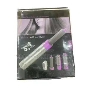 Hair Dryer Styler Straightener - Black