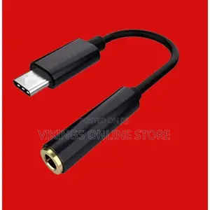 Premium Cord USB Type C to 3.5mm Audio Port, - Black