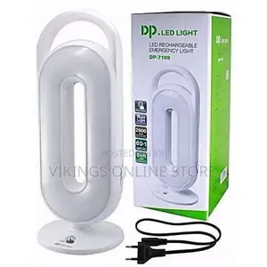 Dp LED Rechargeable Emergency Light DP-7109 - White