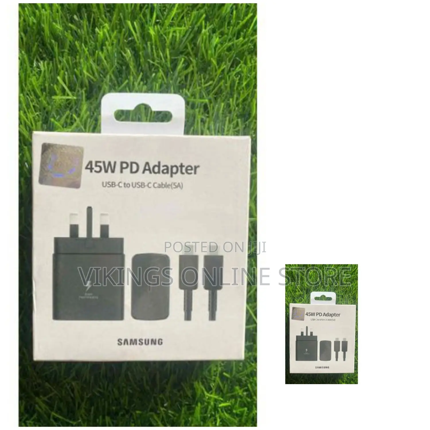 45W PD Phone Charger, - Black,