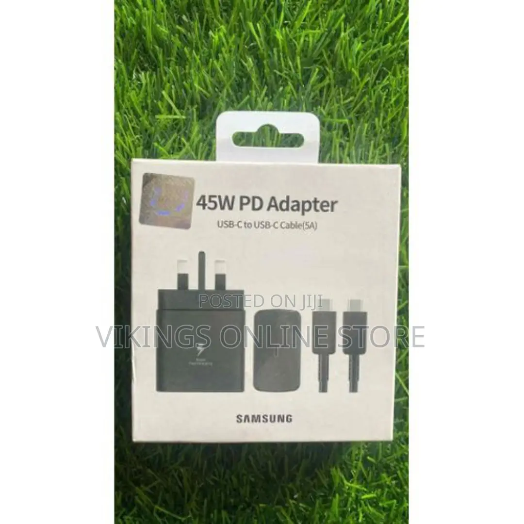 45W PD Phone Charger, - Black,