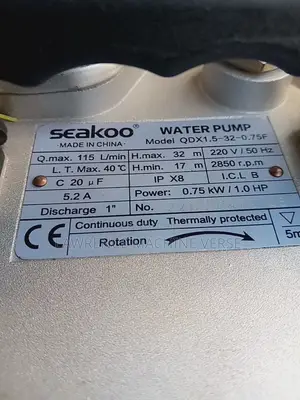 Submersible Water Pump 33m