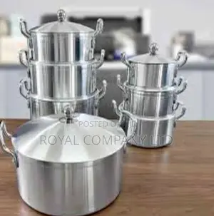 7pieces of Stainless Steel Saucepans/Heavy