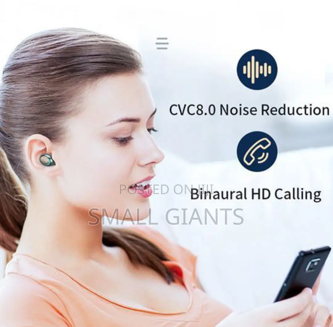 Bluetooth Earbuds TWS Wireless Earphone Fingerprint Touch