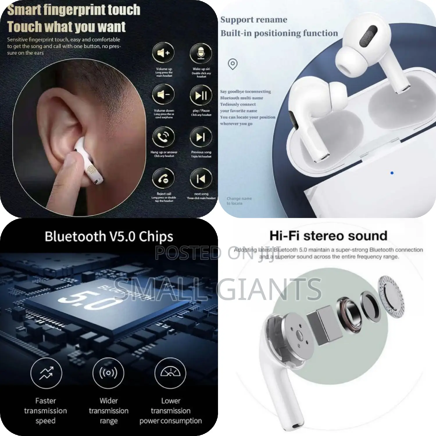 Bluetooth Air PRO 3 Wireless Headset HIFI Fashion Earphone