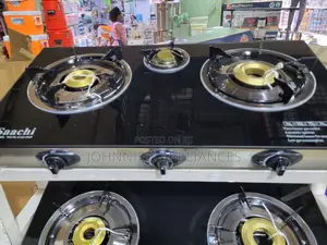 Saarch Glass Tripple Gas Burner / Gas Cooker