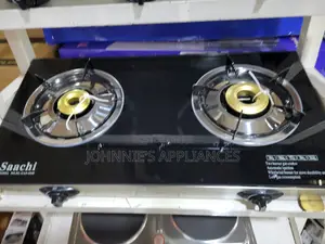 Saarch Top Glass Double Gas Burner/ Gas Cooker