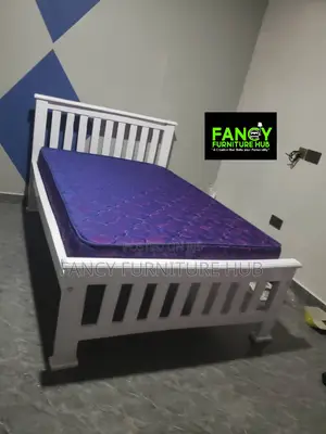 4x6 White Barcode Bed