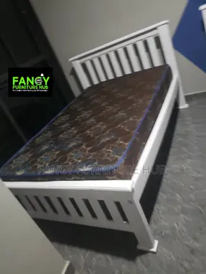 4x6 White Barcode Bed