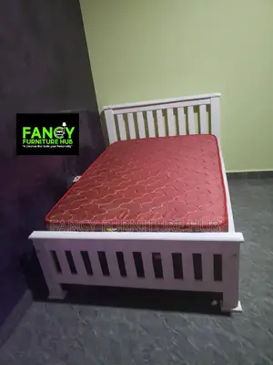 4x6 White Barcode Bed