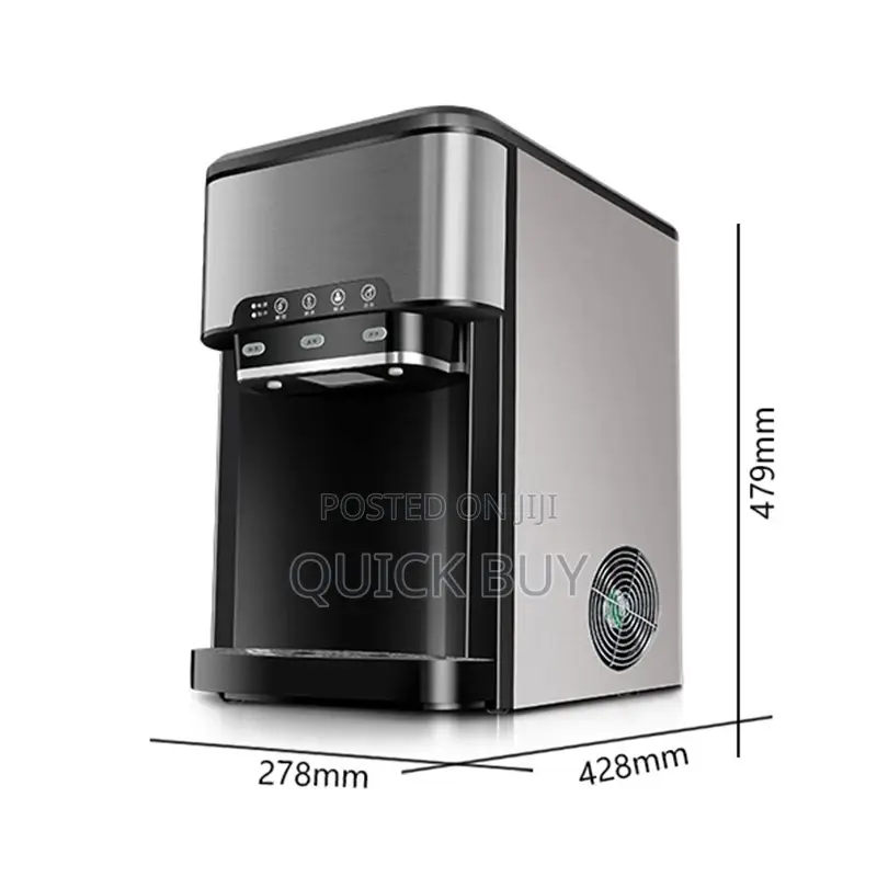 Hot and Cold Water Dispenser With Ice Maker