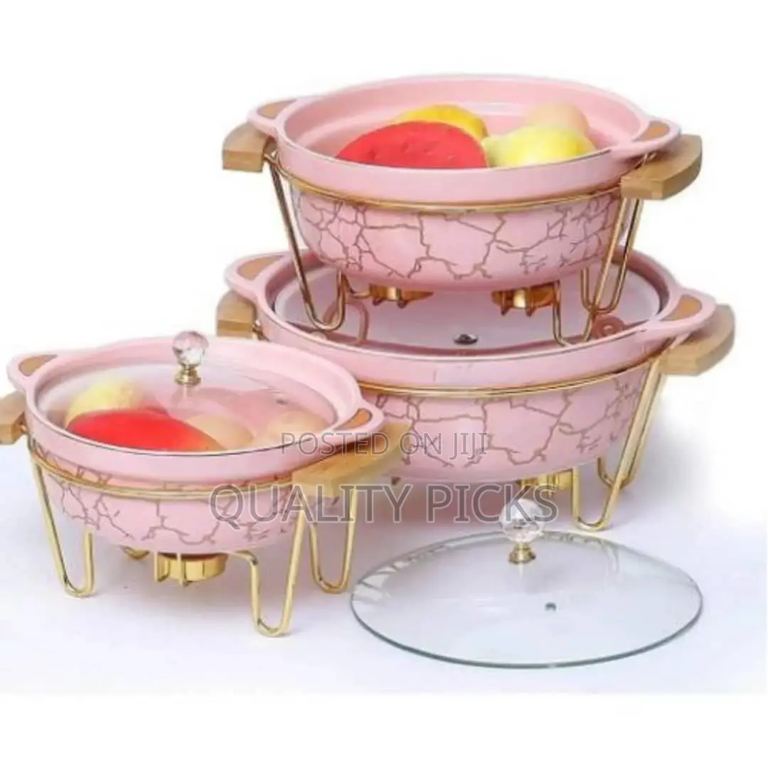 Ceramic Dinner Serving Dishes With Stand