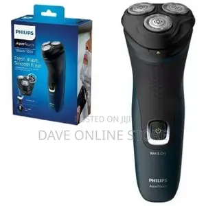 Philip Hair Shaving Smoother With Trimmer Black and Blue