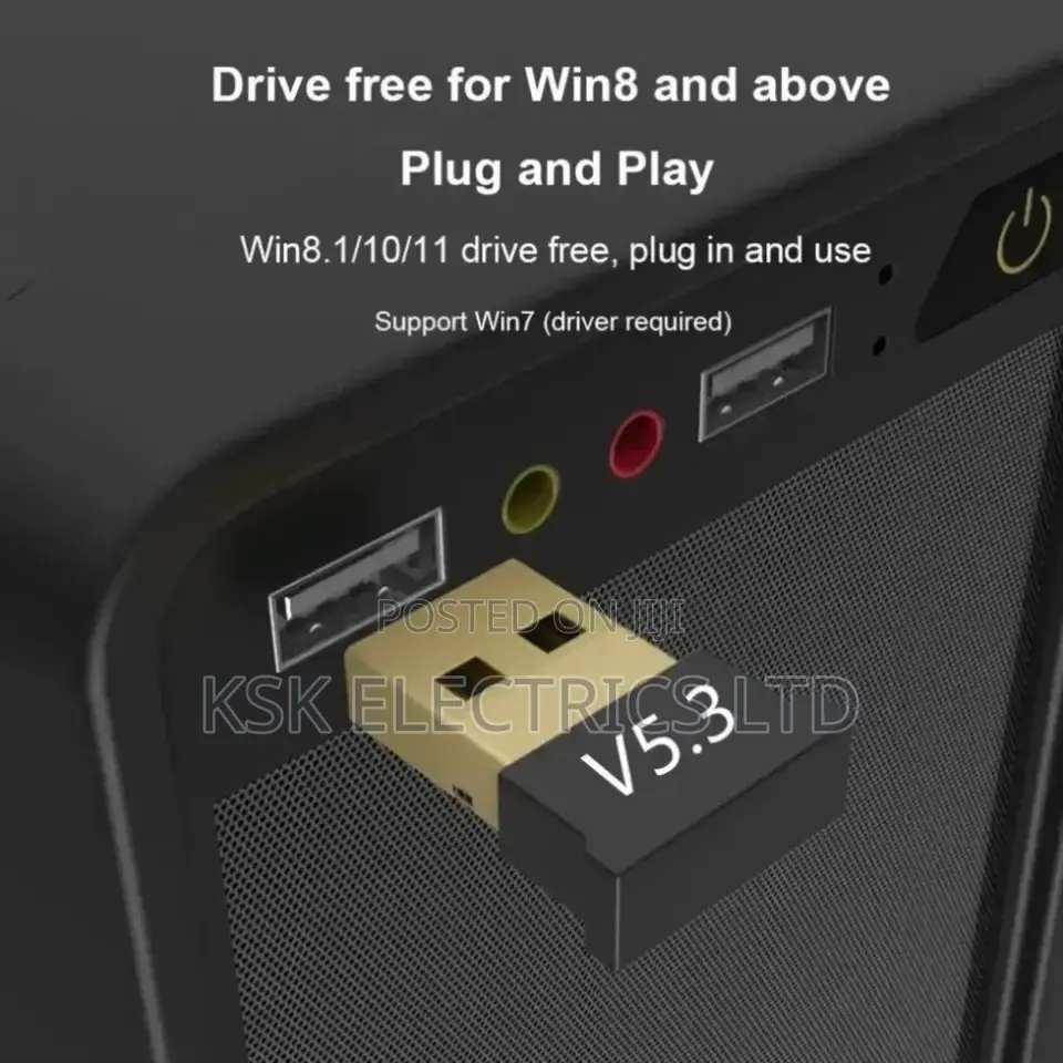 5.3 Adapter Wireless Bluetooth 5.1 Dongle Adapter for PC
