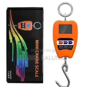 Portable Digital Electronic 200kg Mini Crane Scale _ Orange