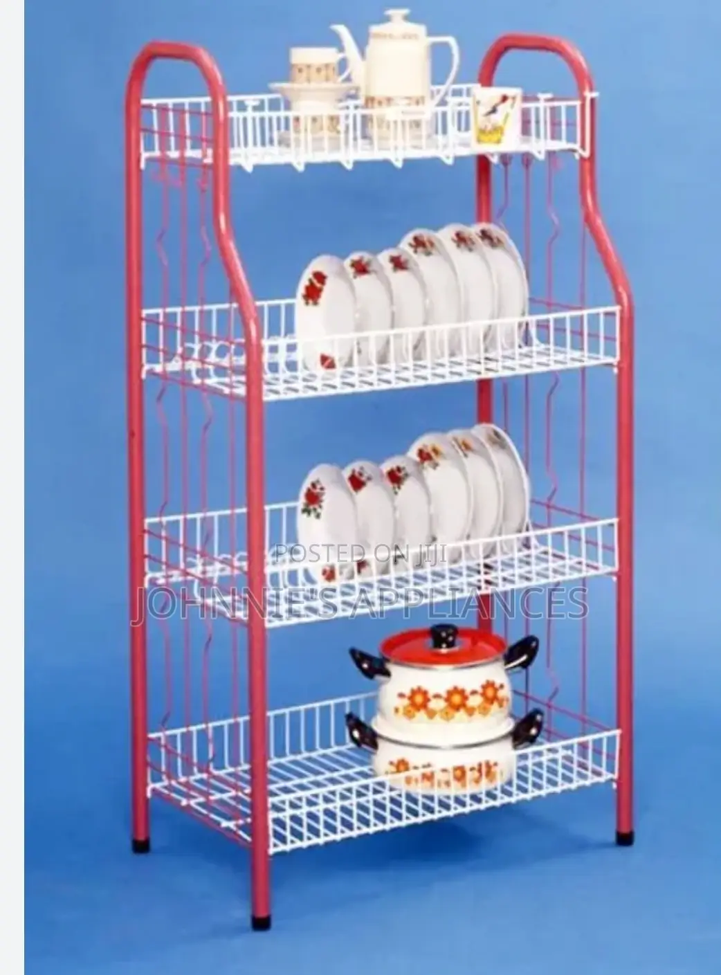 Large 4 Tier Dish Drainer Rack