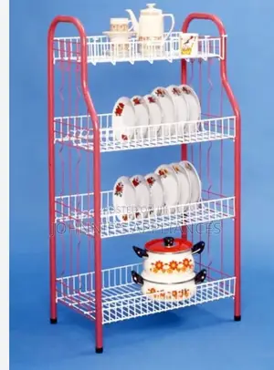 Large 4 Tier Dish Drainer Rack