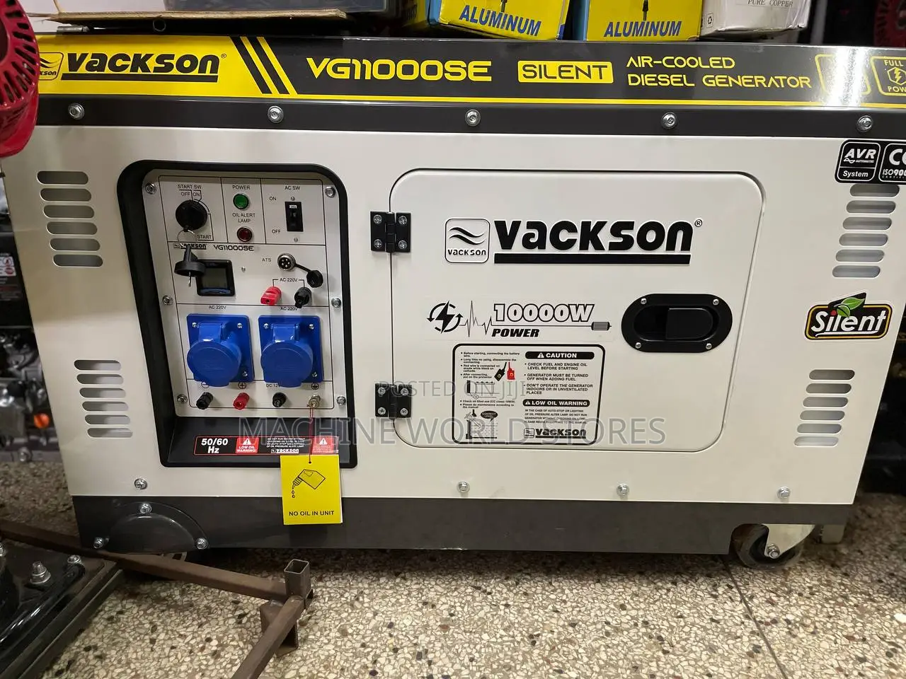 10kva Vackson Super Silent Diesel Generator.