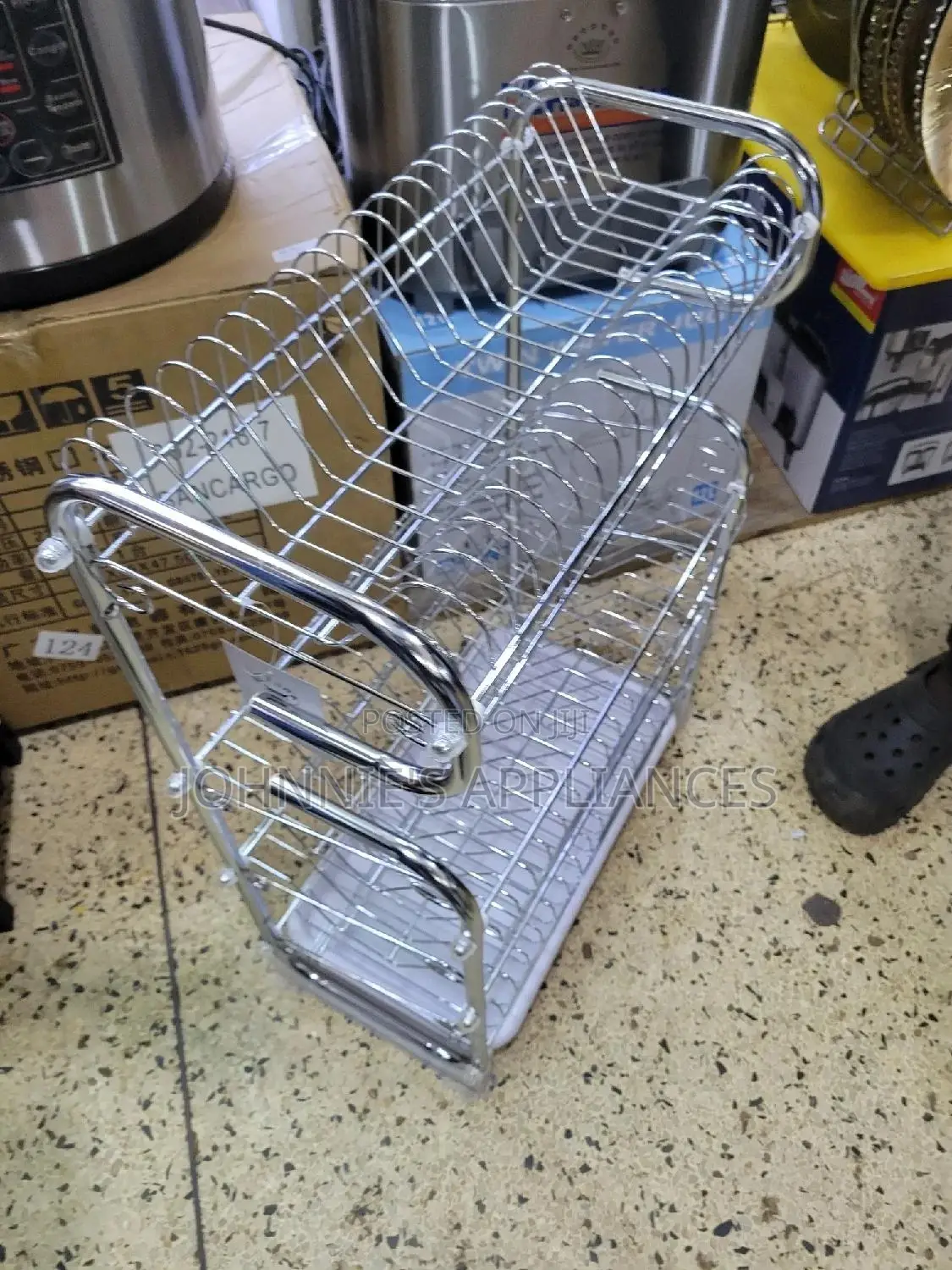 Strong Stainless Steel Dish Drainer Rack 4layers
