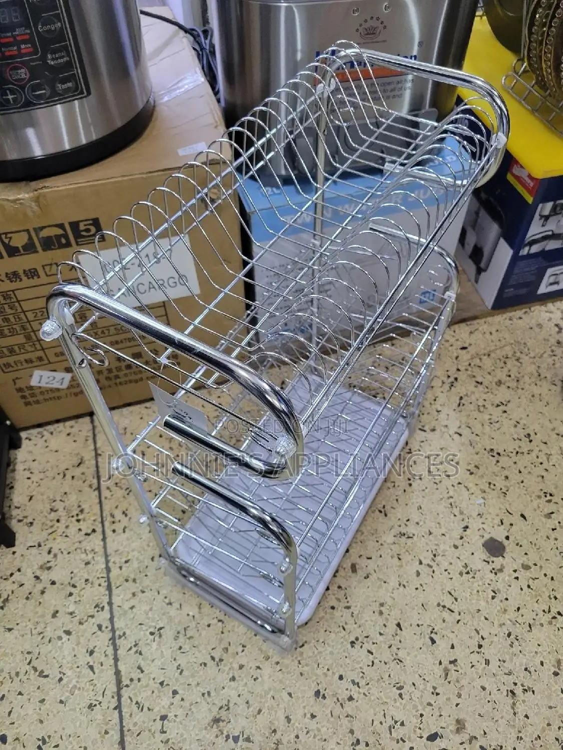 Strong Stainless Steel Dish Drainer Rack 4layers
