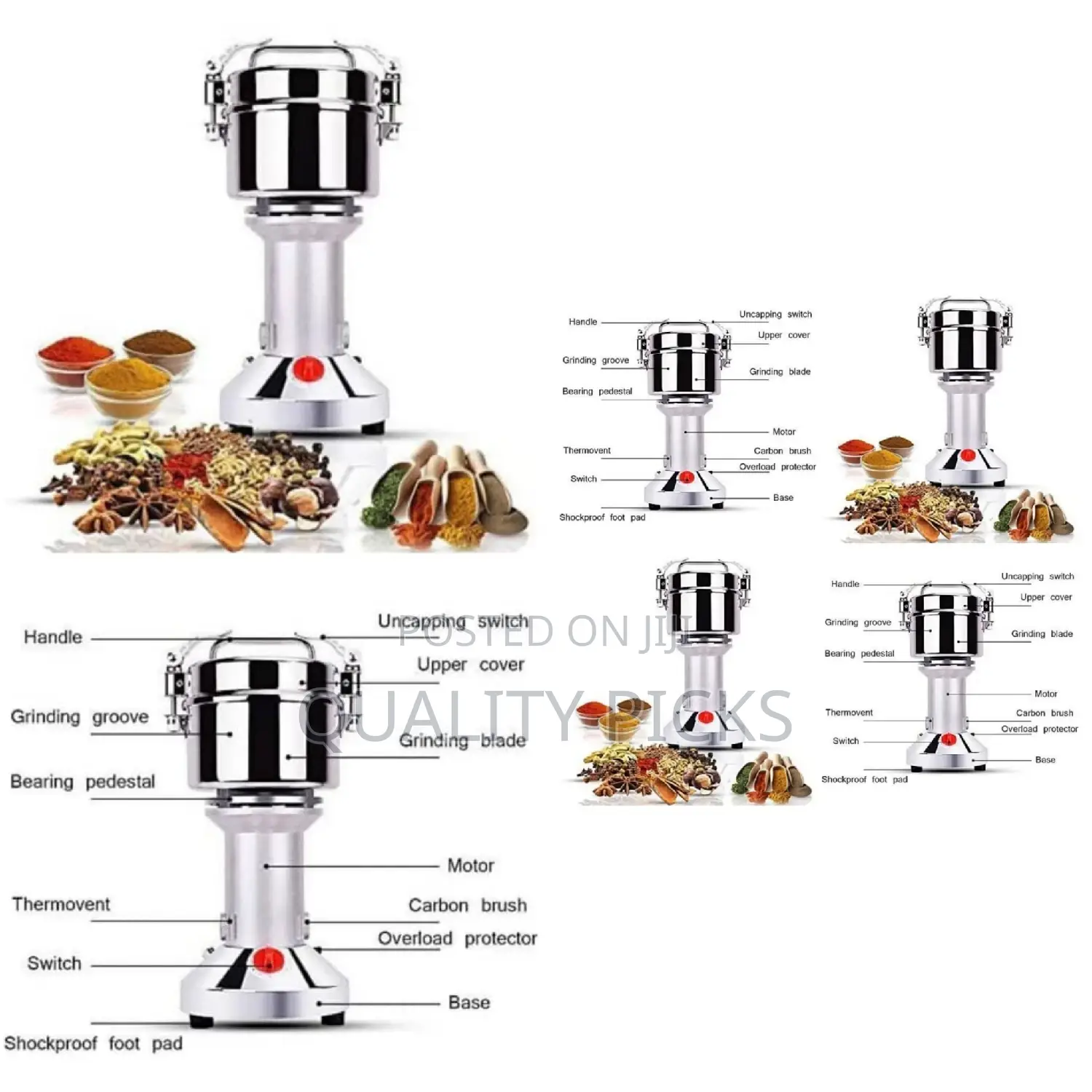 Stainless Steel Spice Grinder