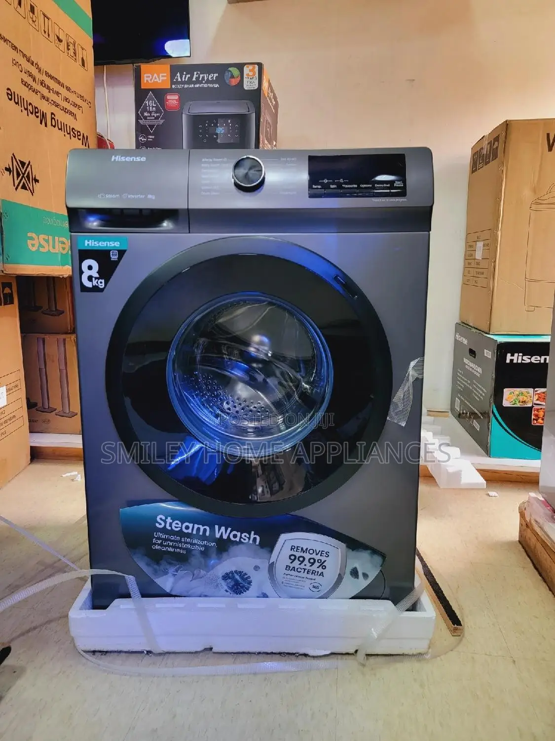 8kgs Hisense Front Loader Brand New