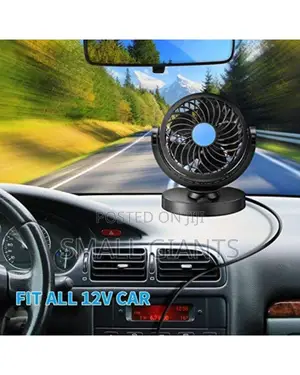 Single 12V Car Dashboard Fan