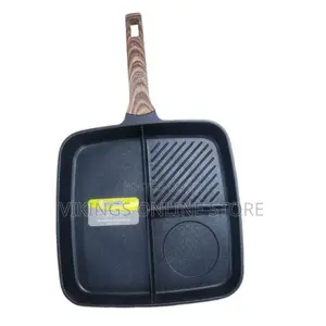 Partioned Granite Frying Non Stick Pan