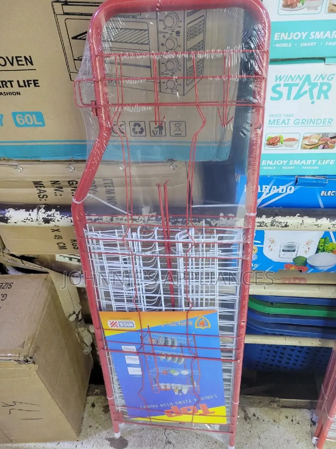 Large 4 Tier Dish Drainer Rack