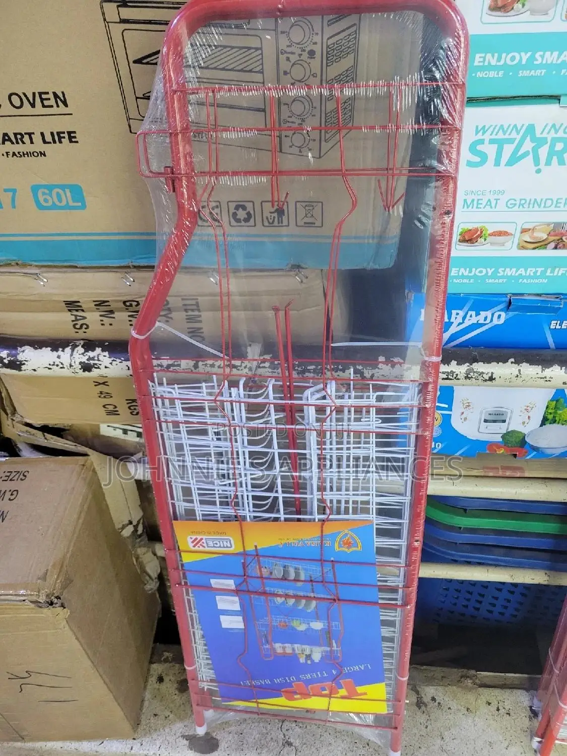 Large 4 Tier Dish Drainer Rack