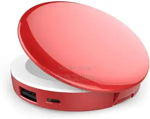 Led Mini Makeup Mirror Hand Held Portable Usb Cosmetic
