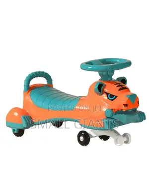 Tiger LED Twist Lightweight Kids Self Powered Swing Car