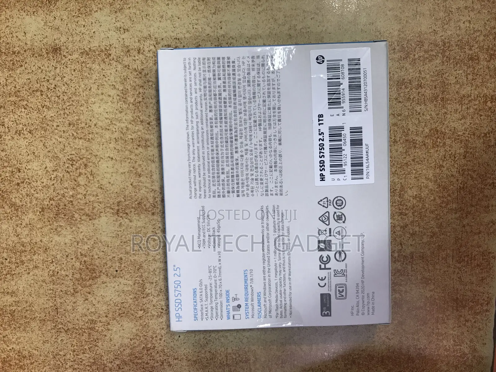1tb SSD 2.5 Inch Hp Internal