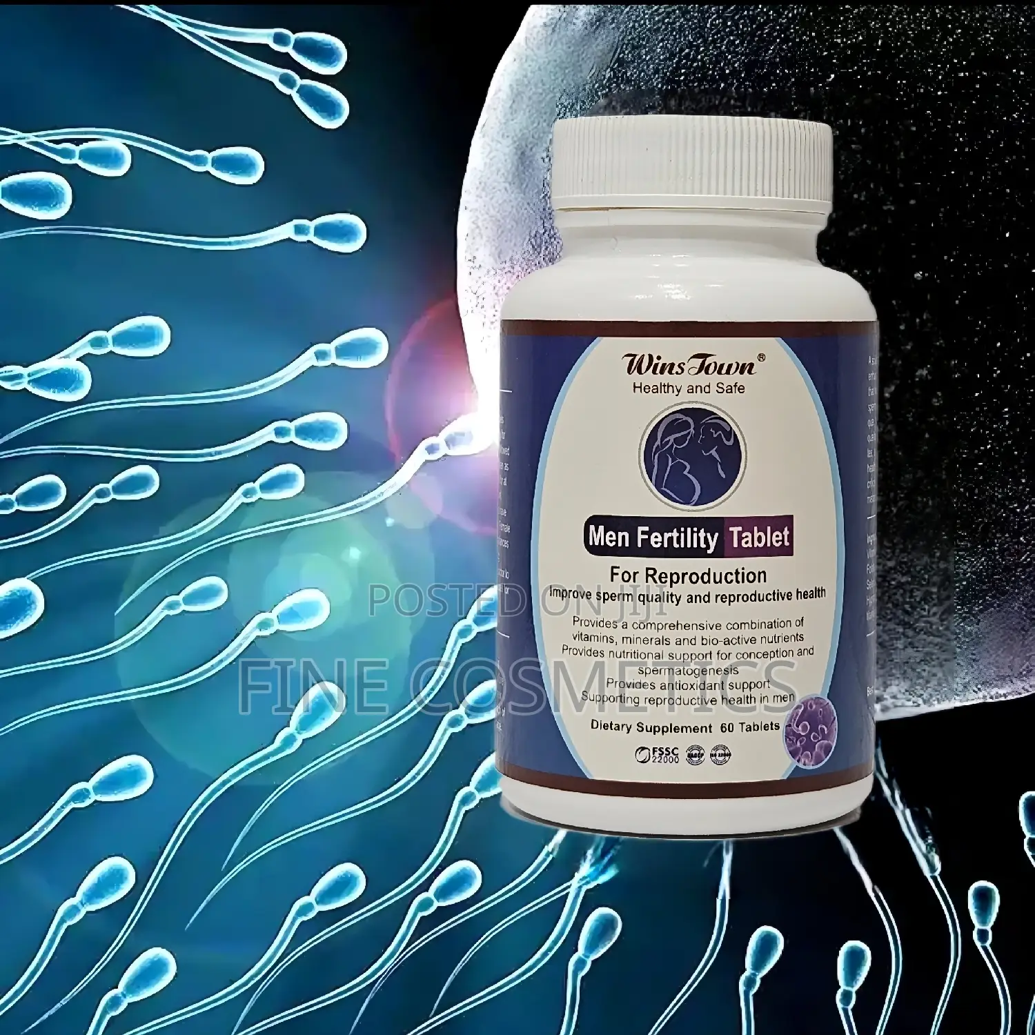 Men Fertility Tablet, Male Sperm Count Pill for Reproduction