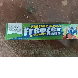 Zipper Seal Freezer Bags.